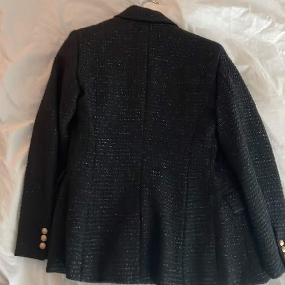 NWT Zara black with sparkle blazer, size small new with tags - Picture 9 of 12
